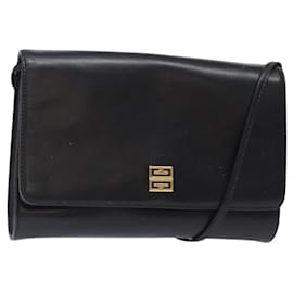 Borsa a Spalla GIVENCHY in Pelle Nera e Oro Auth bs28141 - Givenchy
