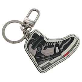 LOUIS VUITTON Monogram Eclipse Porte Cles LV Trainer Charm M68866 Auth 132811M - Louis Vuitton