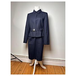 Vintage Courreges Paris Twin Set Marine M