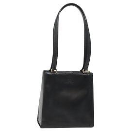 Borsa a Spalla in Pelle Nera e Oro Auth BA4048 di VALENTINO