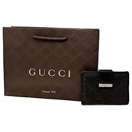 Portacarte vintage Gucci monogramma nero