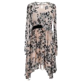  Philosophy by Lorenzo Serafini Floral Print Midi Dress in Multicolor Viscose - Autre Marque