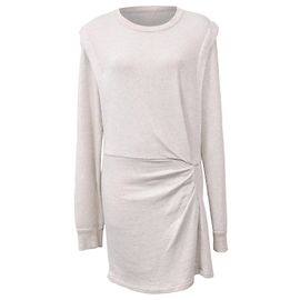 Vestido Mini de Jersey Michaela Étoile Isabel Marant en Viscosa Blanca