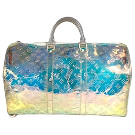 Borsa da viaggio Keepall Bandoulière 50 Monogram Prism Louis Vuitton
