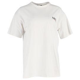 Weißes Baumwoll-T-Shirt mit Druck des politischen Kampagnenlogos von Balenciaga