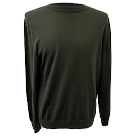A.P.C. Rundhals-Pullover aus olivgrüner Wolle - Apc