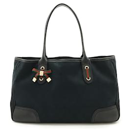 Borsa tote in tela GG con nastro della linea Princy di Gucci
