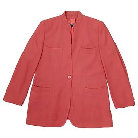 Giorgio Armani Jaqueta Armani vintage rosa dos anos 90 com top combinando