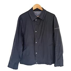 Chaqueta Cortavientos Louis Vuitton Negra de Lona