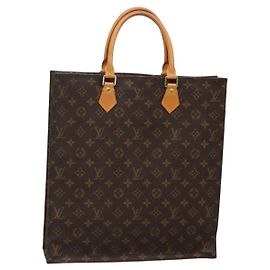 LOUIS VUITTON Bolsa Sac Plat Monogram M51140 LV Auth 132837