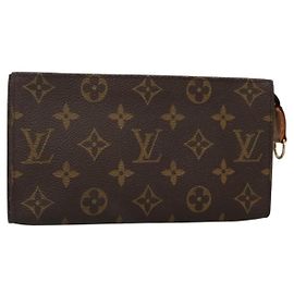 LOUIS VUITTON Monogram Bucket GM Accessory Pouch LV Auth 132473