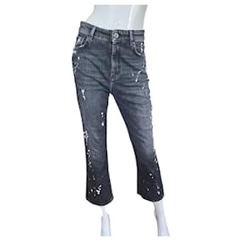 Vaqueros Cropped Flare Weekend Max Mara Grises