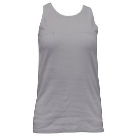 Top de punto en algodón blanco de Saint Laurent