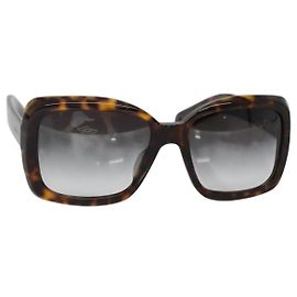 Gafas de sol CHANEL Plástico Marrón CC Auth sw1211