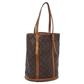 LOUIS VUITTON Borsa a Spalla Monogram Bucket GM M42236 LV Auth 132593