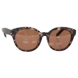 Gafas de sol Salvatore Ferragamo de plástico marrón Auth BA4244