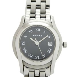 Gucci 5500L Quarz-Armbanduhr aus Edelstahl
