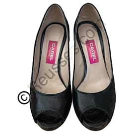 Carel Paris schwarze Pumps – Größe 37,5 – Ausgezeichneter Zustand
