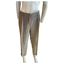 Grau Leinenhose, 7/8 Schnitt Größe 42 Gerard Darel ✨