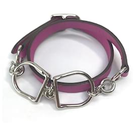 Hermes Etrier Double Tour Bracelet in Swift Leather - Hermès