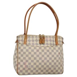 LOUIS VUITTON Sac à épaule Figeri PM Damier Azur N41176 LV Auth 135424