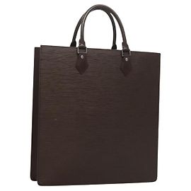 LOUIS VUITTON Borsa Sac Plat Epi Mocha M5908D LV Auth 135472