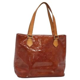 LOUIS VUITTON Handtasche Monogram Vernis Houston Lila Viole M91093 Auth 132579