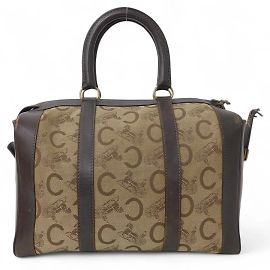 Celine Daoust Borsa a mano Celine C Macadam Canvas Marrone
