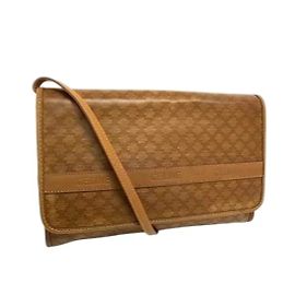 Celine Daoust Borsa a spalla Celine Macadam Canvas e pelle marrone