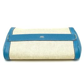 Borsa Pouch Equi di Hermès in Blu Paradiso
