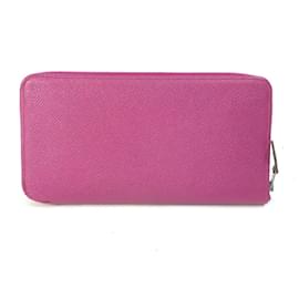 Cartera con cremallera redonda Azap Long Silk'in de Hermès