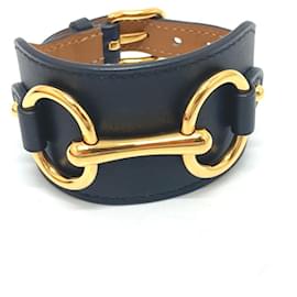 Hermes Horsebit Bangle Bracelet in Swift Leather - Hermès