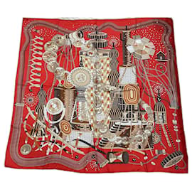 Hermès Seidentuch Rot 90cm
