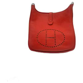 Hermès Handtasche aus rotem Leder