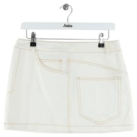 Mini falda blanca de algodón - Autre Marque