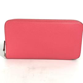 Cartera con cremallera redonda Azap Long Silk'in de Hermès