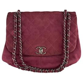 Borsa a tracolla in caviar morbido Chanel rosa