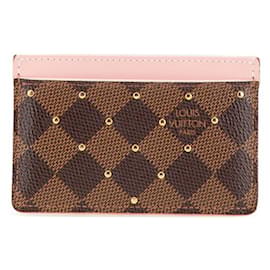 Louis Vuitton Damier Porte Carte Sample Studs Kartenetui