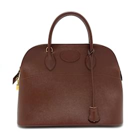 Borsa Hermès Bolide 35 in pelle marrone