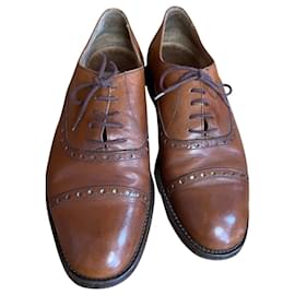Scarpe Derby Vintage in Pelle Marrone – Taglia 40.5 ✨ - Autre Marque