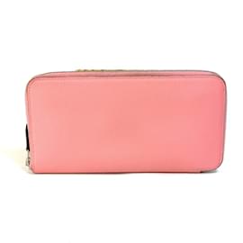 Cartera con cremallera redonda Azap Long Silk'in de Hermès