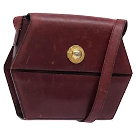 Céline Borsa a Spalla in Pelle Bordeaux Oro Auth sw1315