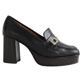 Carel Braune Leder-High Heels