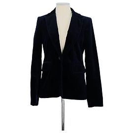 Claudie Pierlot Blazer aus Baumwolle marineblau