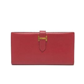 Cartera larga bifold Soufflet Bearn de Hermès