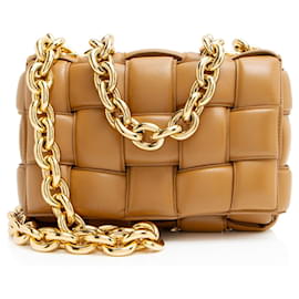 Maxi Schultertasche aus Lammleder Cassette mit Kette von Bottega Veneta