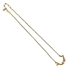 Collier en or avec logo Yves Saint Laurent