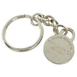 Tiffany & Co Tiffany Ritorno al Tag Rotondo Portachiavi Pendente