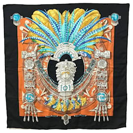 Hermès HERMES Carré 90 Buddha Karneval Schal