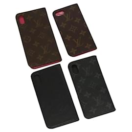 LOUIS VUITTON Monogram Eclipse Epi iPhone Case 4Set LV Auth bs28178 - Louis Vuitton